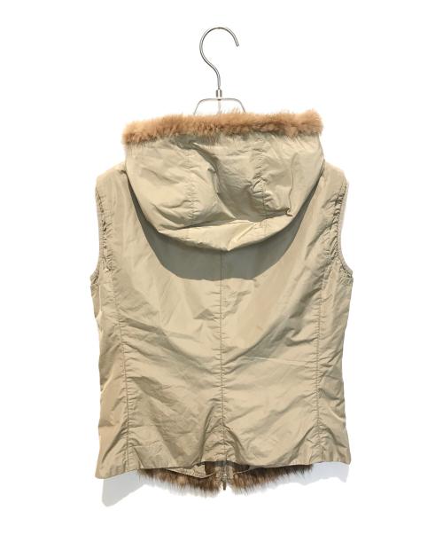 'S Max Mara（エスマックスマーラ）'S Max Mara (エスマックスマーラ) ミンクファーベスト ベージュ サイズ:40の古着・服飾アイテム