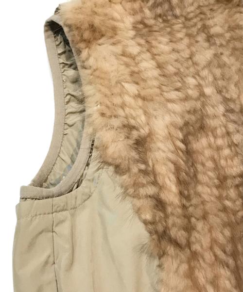 'S Max Mara（エスマックスマーラ）'S Max Mara (エスマックスマーラ) ミンクファーベスト ベージュ サイズ:40の古着・服飾アイテム