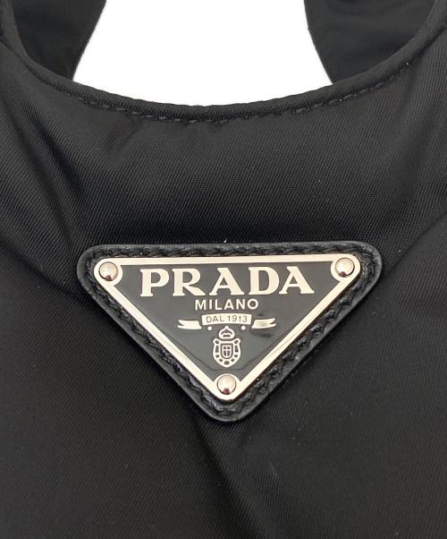 PRADA（プラダ）PRADA (プラダ) ソフト Re-Nylonパデッド ミニバッグ ブラックの古着・服飾アイテム