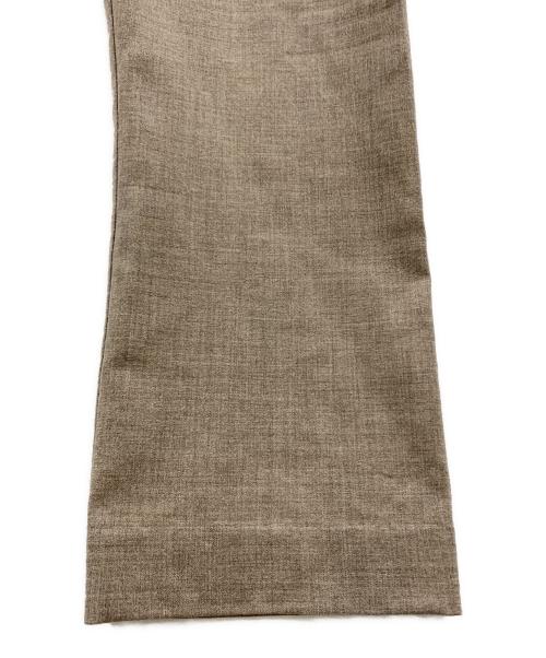 山内（ヤマウチ）山内 (ヤマウチ) CASANOVA (カサノヴァ) 山内×CASANOVA　ヤクウールサイドシームレスパンツ ブラウン サイズ:2の古着・服飾アイテム