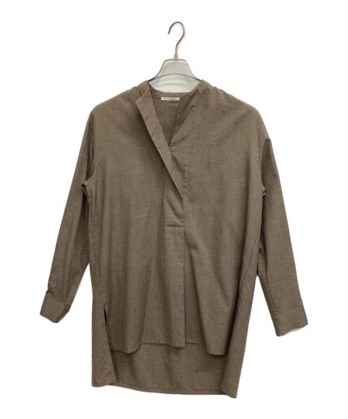 TUKIR（トキ）Tukir (トキ) Day Shirt ブラウン サイズ:2の古着・服飾アイテム