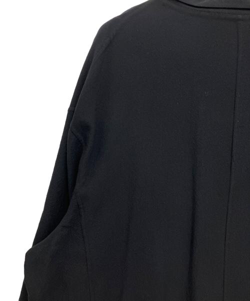 AUBETT（オーベット）AUBETT (オーベット) 綿×サマーウール縮絨オーバーサイズコート ディープネイビー サイズ:5の古着・服飾アイテム