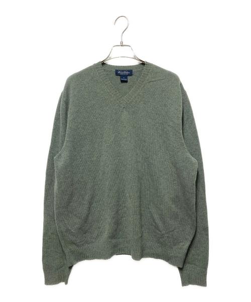 BROOKS BROTHERS（ブルックスブラザーズ）BROOKS BROTHERS (ブルックスブラザーズ) Vネックニット グリーン サイズ:Ｍの古着・服飾アイテム