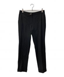 Salvatore Ferragamo（サルヴァトーレ フェラガモ）の古着「ガンチーニホックパンツ」｜ブラック