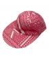 HERMES（エルメス）の古着「キャップ/イリス・ジグザグ」｜ピンク