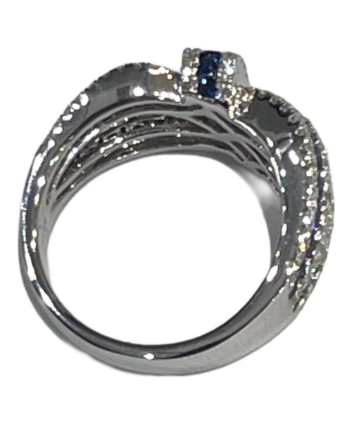 NO BRAND JEWELRY（ノーブランドジュエリー）NO BRAND JEWELRY (ノーブランドジュエリー) ダイヤモンドサファイアリング サイズ:13号の古着・服飾アイテム