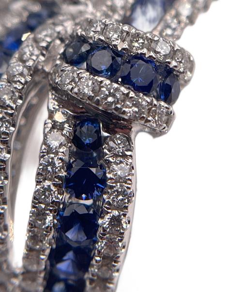 NO BRAND JEWELRY（ノーブランドジュエリー）NO BRAND JEWELRY (ノーブランドジュエリー) ダイヤモンドサファイアリング サイズ:13号の古着・服飾アイテム