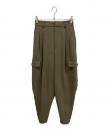 journal standard L'essage（ジャーナルスタンダード レサージュ）の古着「ダブルツイルカーゴパンツ」｜カーキ
