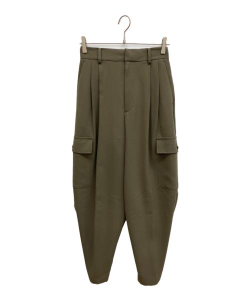 journal standard L'essage（ジャーナルスタンダード レサージュ）journal standard L'essage (ジャーナルスタンダード レサージュ) ダブルツイルカーゴパンツ カーキ サイズ:36の古着・服飾アイテム