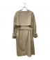 green label relaxing (グリーンレーベルリラクシング) FM T/C オーバー ノーカラー トレンチ コート 3625-126-1595 ベージュ サイズ:38：4000円