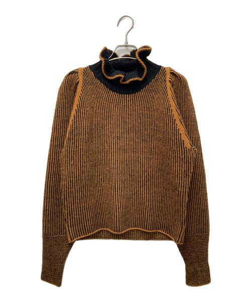 SEE BY CHLOE（シーバイクロエ）SEE BY CHLOE (シーバイクロエ) ハイネックニット ブラウン サイズ:Sの古着・服飾アイテム