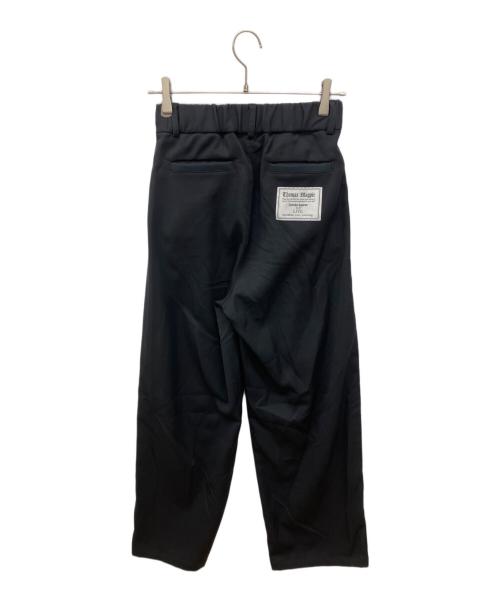 THOMAS MAGPIE（トーマス マグパイ）THOMAS MAGPIE (トーマス マグパイ) T/R Streach MUJI Pants ブラック サイズ:38の古着・服飾アイテム