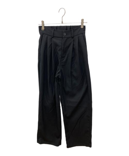 THOMAS MAGPIE（トーマス マグパイ）THOMAS MAGPIE (トーマス マグパイ) T/R Streach MUJI Pants ブラック サイズ:38の古着・服飾アイテム