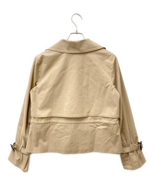 BLUE LABEL CRESTBRIDGE（ブルーレーベルクレストブリッジ）BLUE LABEL CRESTBRIDGE (ブルーレーベルクレストブリッジ) テックトレンチブルゾン 55F03-830-42 ベージュ サイズ:36の古着・服飾アイテム