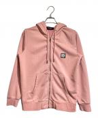 DIESELディーゼル）の古着「ジップパーカー」｜ピンク