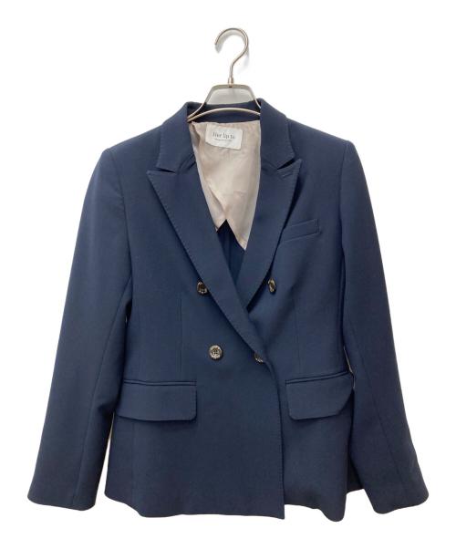 HER LIP TO（ハーリップトゥ）HER LIP TO (ハーリップトゥ) Double Breasted Classic Blazer　1222307061 ネイビー サイズ:Sの古着・服飾アイテム