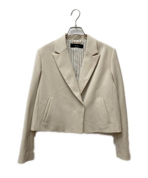 allureville（アルアバイル）allureville (アルアバイル) ギャバショートジャケット 202410-10-030-11-010 アイボリー サイズ:１の古着・服飾アイテム