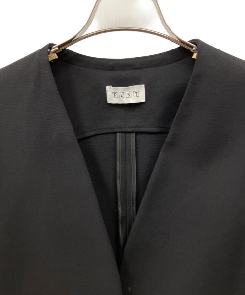 PLST（プラステ）PLST (プラステ) コットンブレンドジレ ブラック サイズ:Sの古着・服飾アイテム