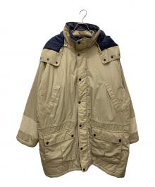 WOOLRICH（ウールリッチ）の古着「90'sフーディー中綿ジャケット」｜ベージュ