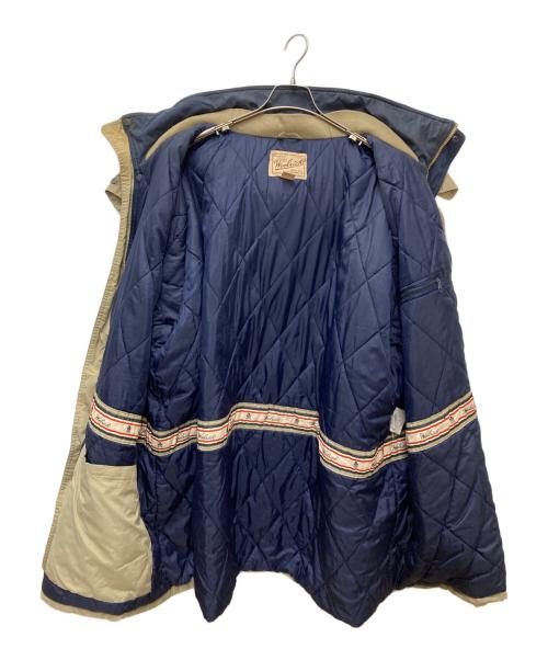 WOOLRICH（ウールリッチ）WOOLRICH (ウールリッチ) 90'sフーディー中綿ジャケット ベージュ サイズ:XXLの古着・服飾アイテム