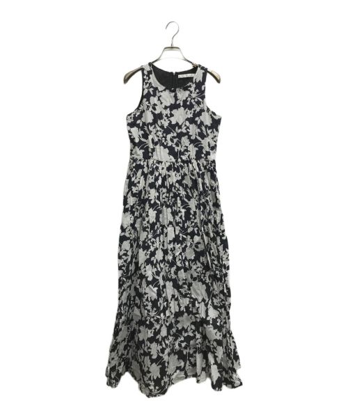 MARIHA（マリハ）MARIHA (マリハ) ノースリーブワンピース ホワイト×ブラック サイズ:36の古着・服飾アイテム