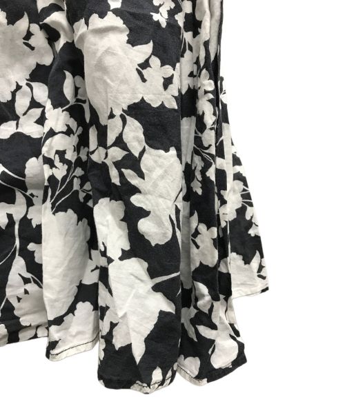 MARIHA（マリハ）MARIHA (マリハ) ノースリーブワンピース ホワイト×ブラック サイズ:36の古着・服飾アイテム