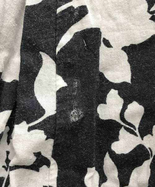 MARIHA（マリハ）MARIHA (マリハ) ノースリーブワンピース ホワイト×ブラック サイズ:36の古着・服飾アイテム