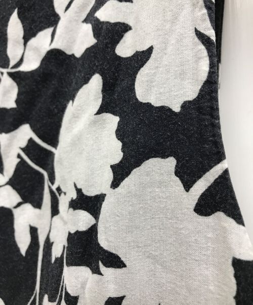 MARIHA（マリハ）MARIHA (マリハ) ノースリーブワンピース ホワイト×ブラック サイズ:36の古着・服飾アイテム