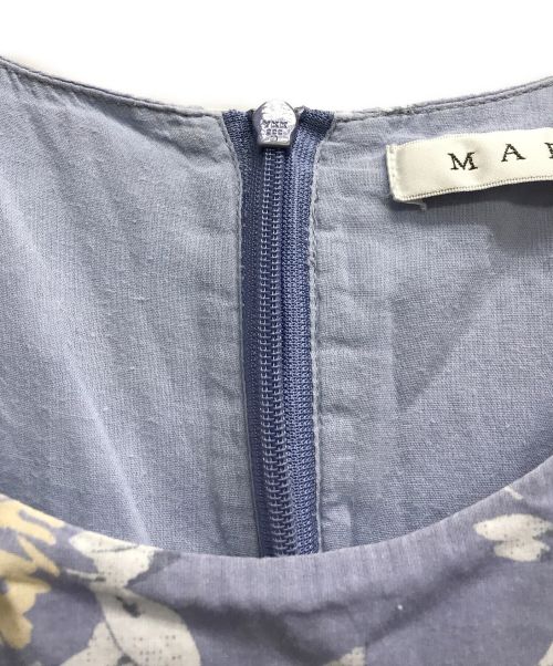 MARIHA（マリハ）MARIHA (マリハ) ノースリーブワンピース ブルー サイズ:36の古着・服飾アイテム