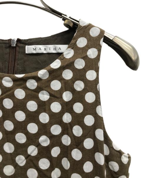 MARIHA（マリハ）MARIHA (マリハ) martinique (マルティニーク) 別注夏のレディのドレス ブラウン サイズ:36の古着・服飾アイテム