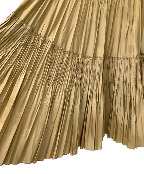 EPOCA（エポカ）EPOCA (エポカ) ギャザーロングスカート ベージュ サイズ:38の古着・服飾アイテム