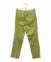 DESIGNWORKS (デザインワークス) リネンレーヨンストレートパンツ グリーン サイズ:36：5000円