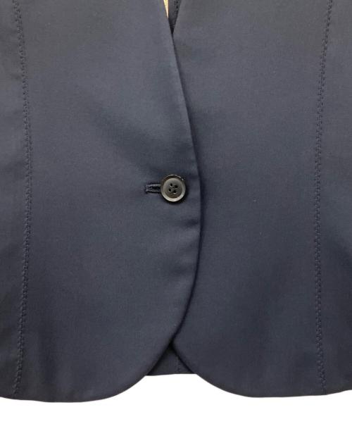 BEIGE（ベイジ）BEIGE (ベイジ) LUIZA ノーカラージャケット ネイビー サイズ:2の古着・服飾アイテム