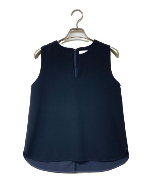 ESTNATION（エストネーション）ESTNATION (エストネーション) ノースリーブブラウス ネイビー サイズ:36の古着・服飾アイテム