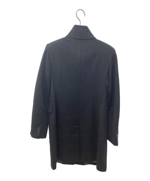 Max Mara Studio（マックスマーラ ストゥディオ）Max Mara Studio (マックスマーラ ストゥディオ) ウールスタンドカラーコート ブラック サイズ:40の古着・服飾アイテム