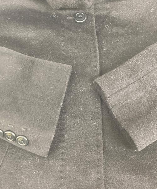 Max Mara Studio（マックスマーラ ストゥディオ）Max Mara Studio (マックスマーラ ストゥディオ) ウールスタンドカラーコート ブラック サイズ:40の古着・服飾アイテム