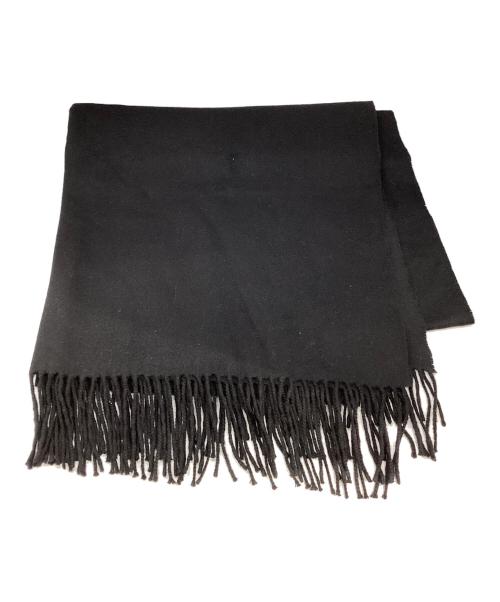 JOHNSTONS OF ELGIN（ジョンストンズオブエルガン）JOHNSTONS OF ELGIN (ジョンストンズオブエルガン) カシミヤ大判ストール ブラックの古着・服飾アイテム