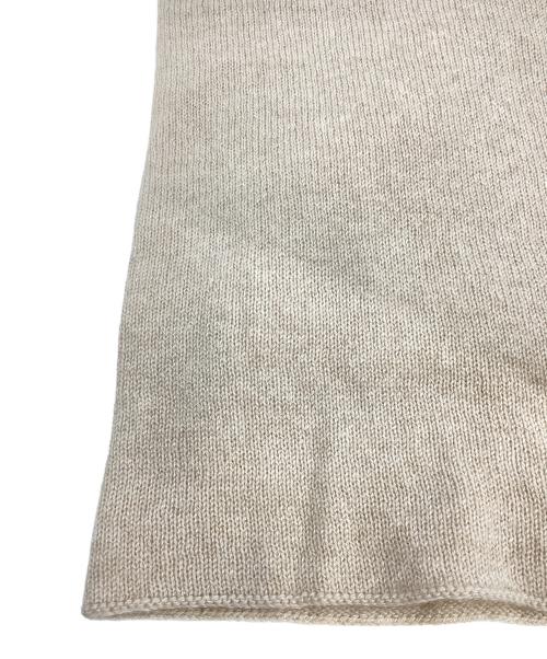 JOHNSTONS OF ELGIN（ジョンストンズオブエルガン）JOHNSTONS OF ELGIN (ジョンストンズオブエルガン) カシミヤニットストール ベージュの古着・服飾アイテム