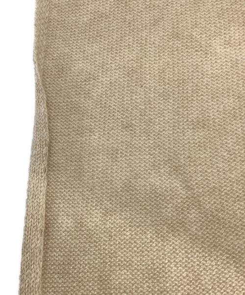 JOHNSTONS OF ELGIN（ジョンストンズオブエルガン）JOHNSTONS OF ELGIN (ジョンストンズオブエルガン) カシミヤニットストール ベージュの古着・服飾アイテム