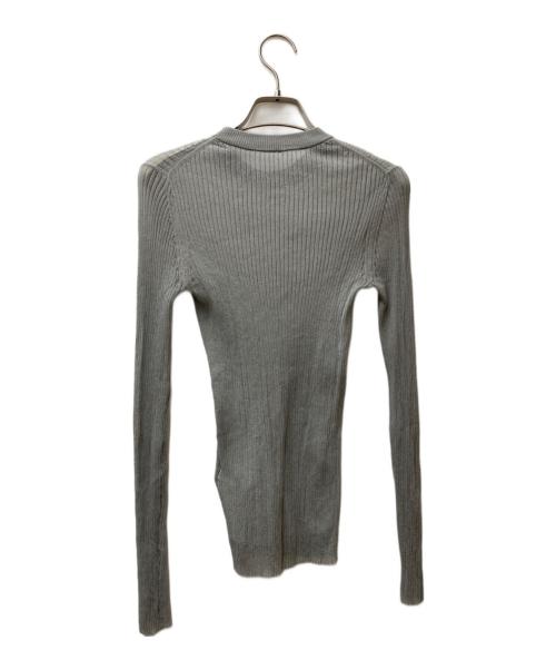 L'appartement（アパルトモン）L'appartement (アパルトモン) Cotton Nylon Sheer Rib Knit グレー サイズ:Freeの古着・服飾アイテム