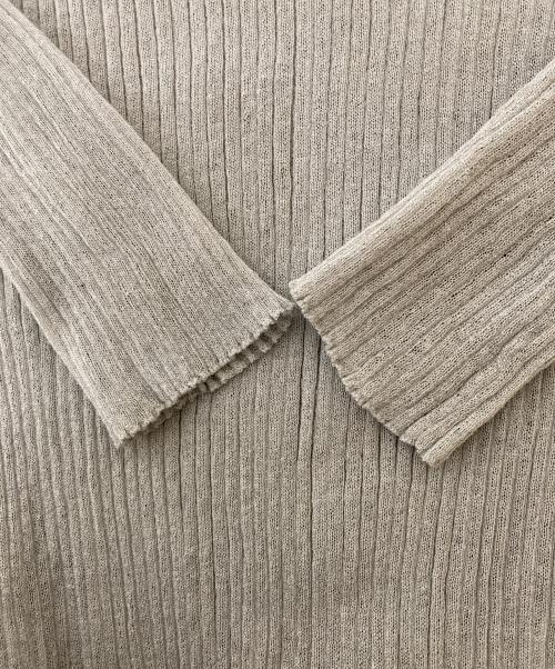 L'appartement（アパルトモン）L'appartement (アパルトモン) Cotton Nylon Sheer Rib Knit グレー サイズ:Freeの古着・服飾アイテム