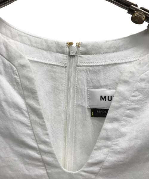 MUVEIL（ミュベール）MUVEIL (ミュベール) レース刺繍ワンピース ホワイト サイズ:40の古着・服飾アイテム