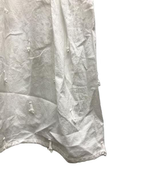 MUVEIL（ミュベール）MUVEIL (ミュベール) レース刺繍ワンピース ホワイト サイズ:40の古着・服飾アイテム