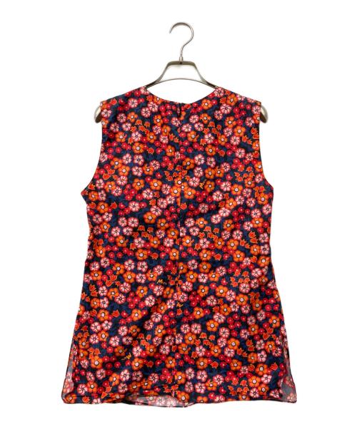 MARNI（マルニ）MARNI (マルニ) フラワープリントノースリーブブラウス レッド サイズ:40の古着・服飾アイテム
