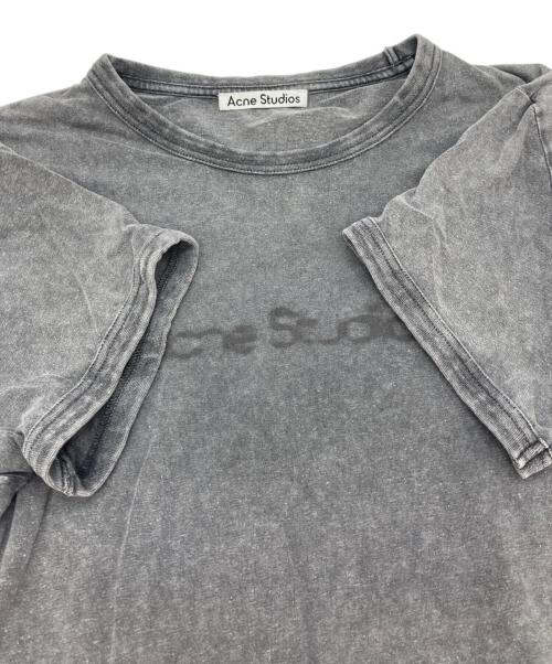 Acne studios（アクネ ストゥディオス）Acne studios (アクネ ストゥディオス) ぼかしロゴTシャツ グレー サイズ:Mの古着・服飾アイテム