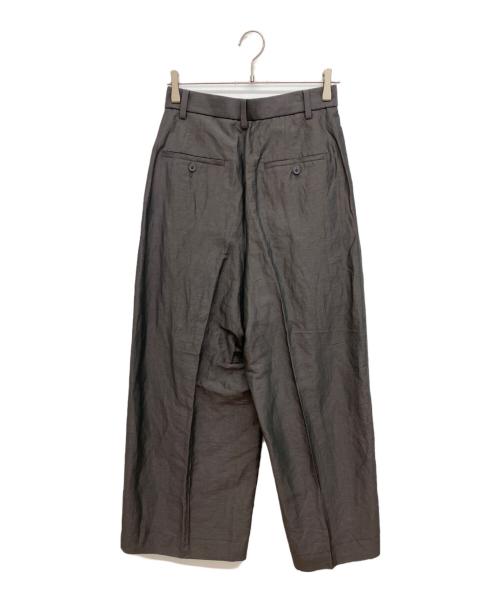 Plage（プラージュ）Plage (プラージュ) VIS/LINEN TUCK WIDEパンツ グレー サイズ:38の古着・服飾アイテム
