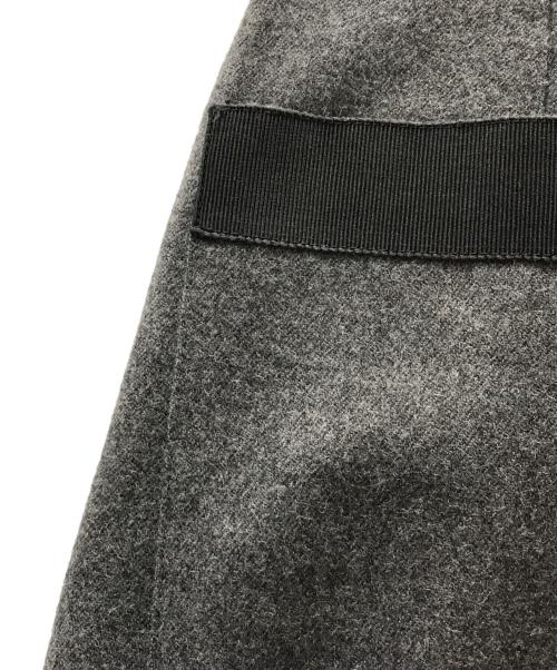 CHANEL（シャネル）CHANEL (シャネル) 金釦ウールカシミヤスカート グレー サイズ:38の古着・服飾アイテム
