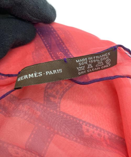 HERMES（エルメス）HERMES (エルメス) ボルデュックスカーフ レッドの古着・服飾アイテム