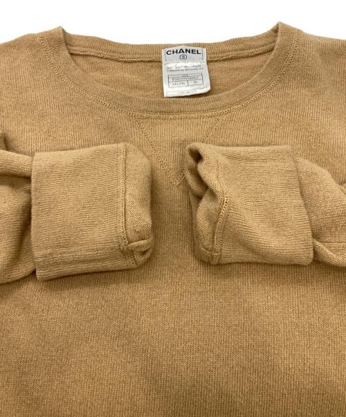 CHANEL（シャネル）CHANEL (シャネル) ココマークカシミヤニット キャメル サイズ:36の古着・服飾アイテム