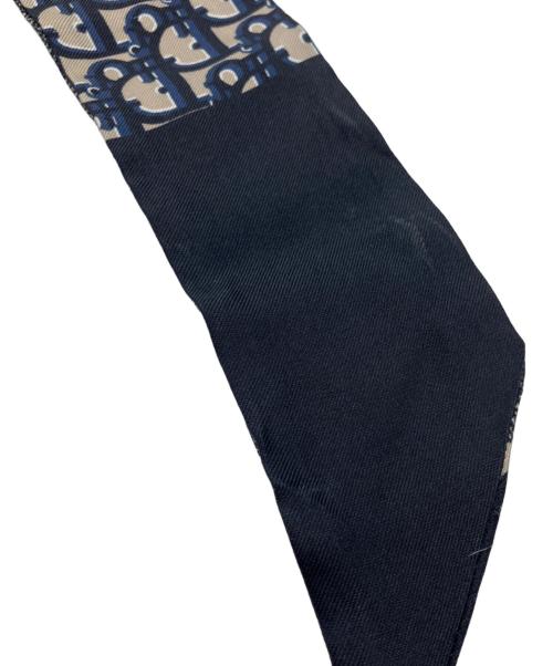 Christian Dior（クリスチャン ディオール）Christian Dior (クリスチャン ディオール) ミッツァスカーフ ネイビーの古着・服飾アイテム